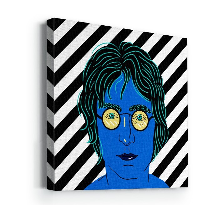 Πίνακας σε καμβά με τελάρο με τον John Lennon