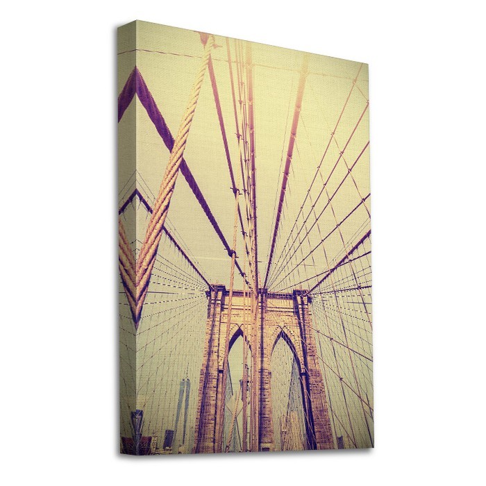 Πίνακας σε καμβά με τελάρο με την Γέφυρα του Μπρούκλιν