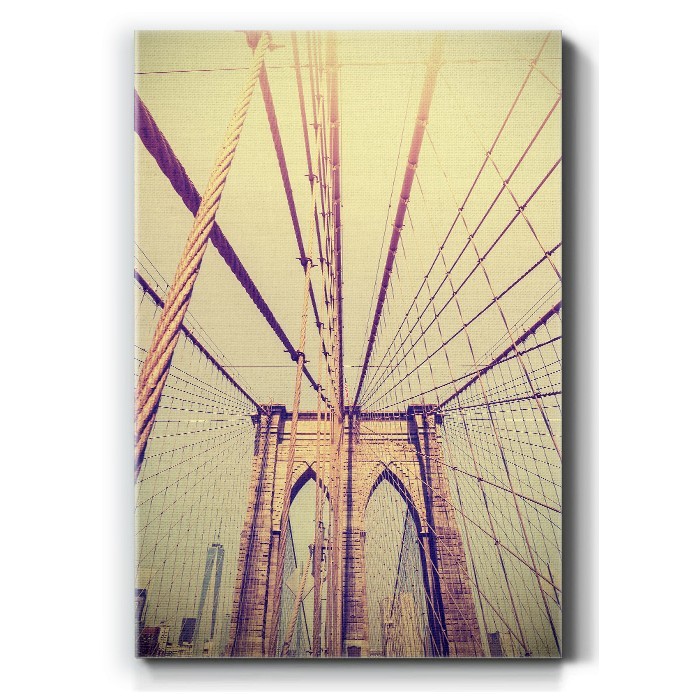 Πίνακας σε καμβά με την Γέφυρα του Μπρούκλιν