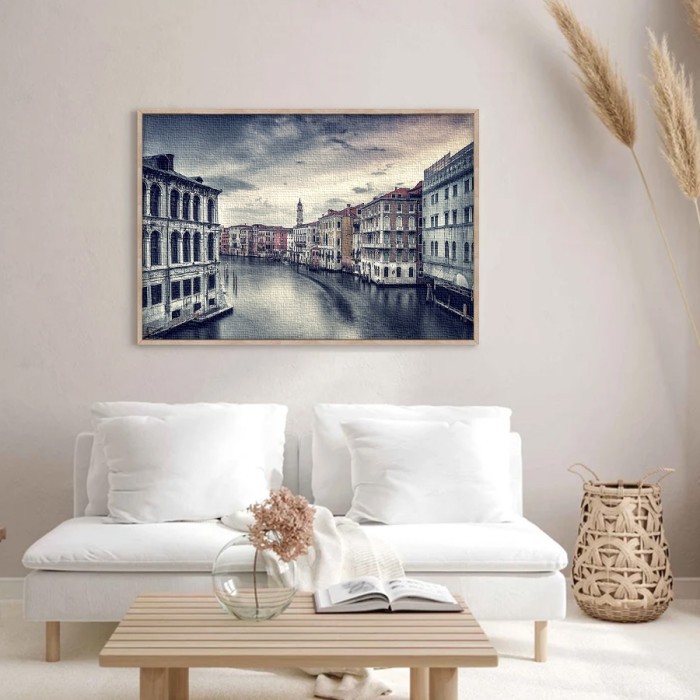 Μεγάλο Κανάλι Βενετίας σε Πίνακα σε καμβά για το σαλόνι