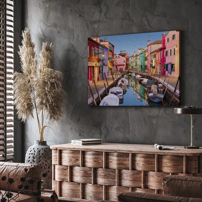 Κτίρια στην Βενετία σε Πίνακα σε καμβά για το σαλόνι