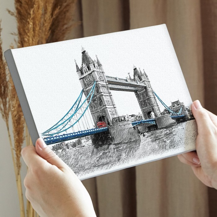 Γέφυρα του Λονδίνου σε Πίνακα σε καμβά για την διακόσμηση τοίχου