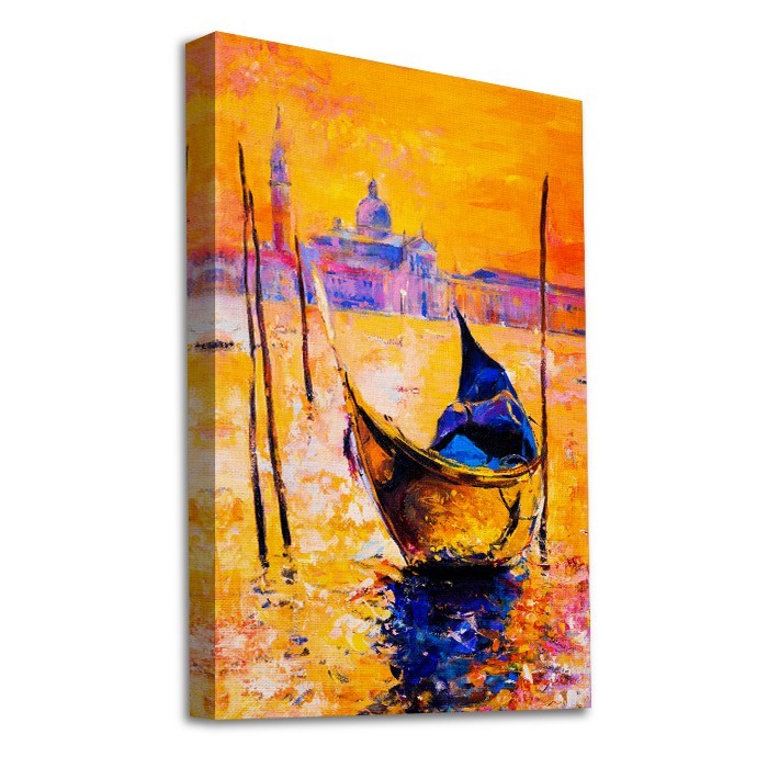 Γόνδολα στην Βενετία σε Πίνακα σε καμβά με τελάρο