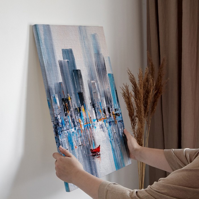 Πίνακας σε καμβά για την διακόσμηση τοίχου με τη Νέα Υόρκη 