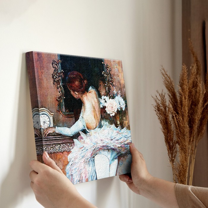 Πίνακας σε καμβά για την διακόσμηση τοίχου με Νεαρή μπαλαρίνα