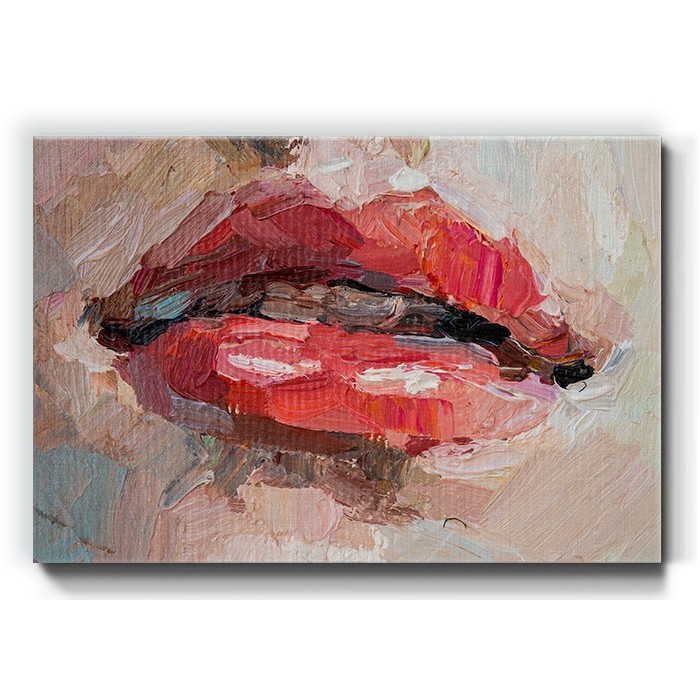 Πίνακας σε καμβά με Κόκκινα χείλη