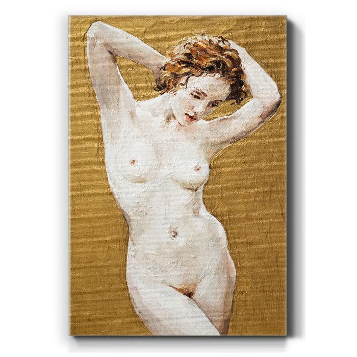 Πίνακας σε καμβά με Νεαρή γυμνή γυναίκα