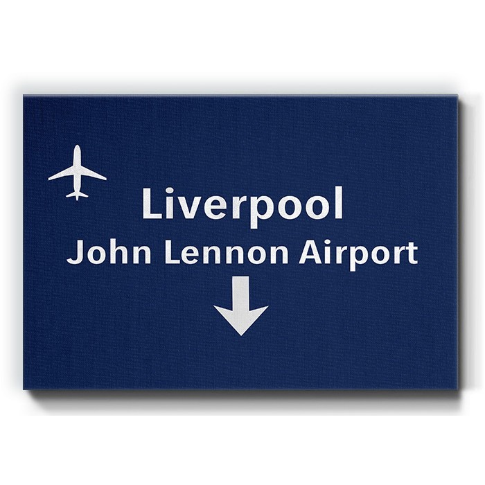 Πίνακας σε καμβά John Lennon Airport