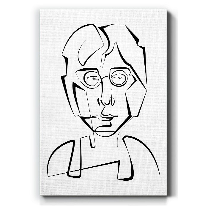 Πίνακας σε καμβά με Προσωπογραφία John Lennon