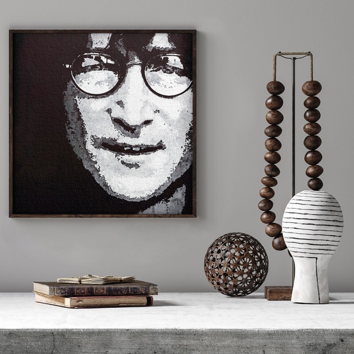 Πίνακας σε καμβά με κορνίζα John Lennon