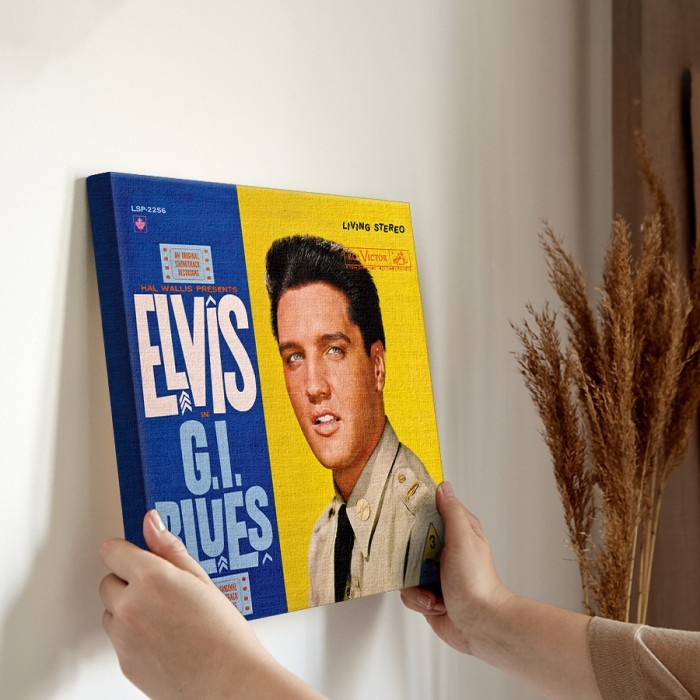 Πίνακας σε καμβά για την διακόσμηση τοίχου Elvis Presley