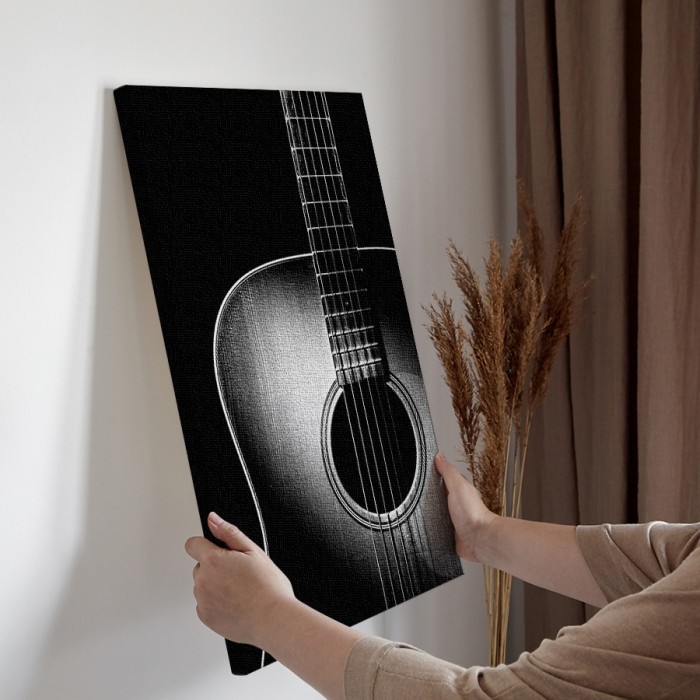 Κλασική κιθάρα σε Πίνακα σε καμβά για την διακόσμηση τοίχου