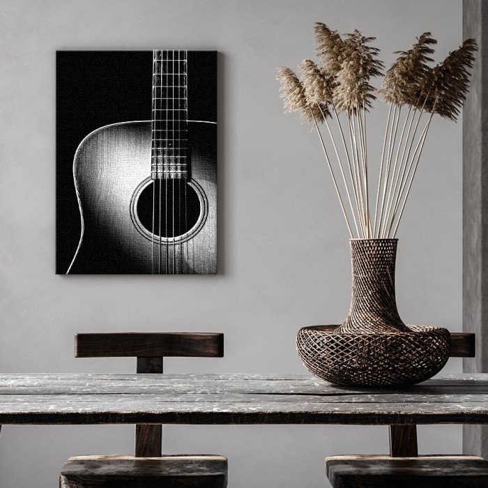 Κλασική κιθάρα σε Πίνακα σε καμβά για το σαλόνι