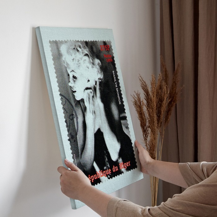 Πίνακας σε καμβά για την διακόσμηση τοίχου Marilyn Monroe