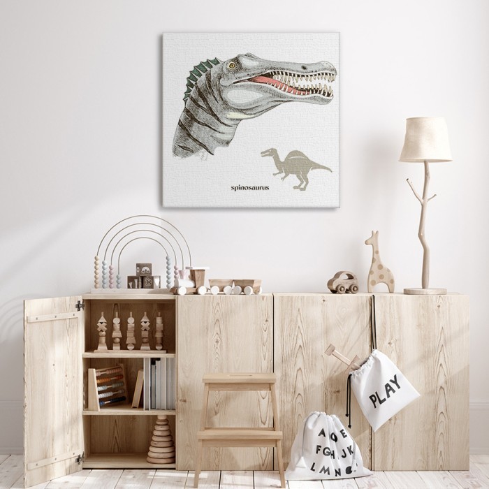 Σπινόσαυρος σε Πίνακα σε καμβά για το σαλόνι