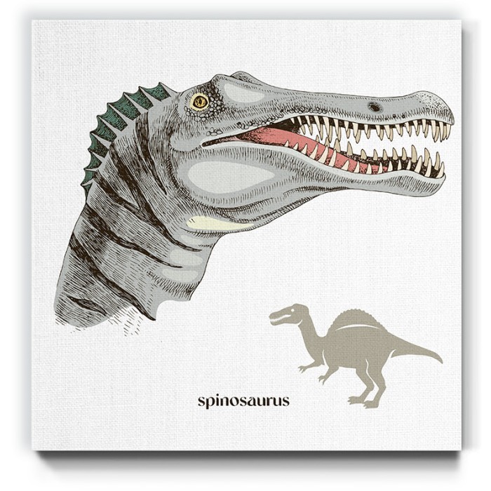 Σπινόσαυρος σε Πίνακα σε καμβά 