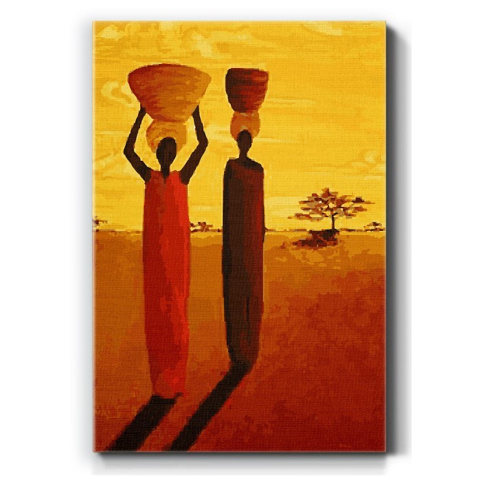 Πίνακας σε καμβά με African Women