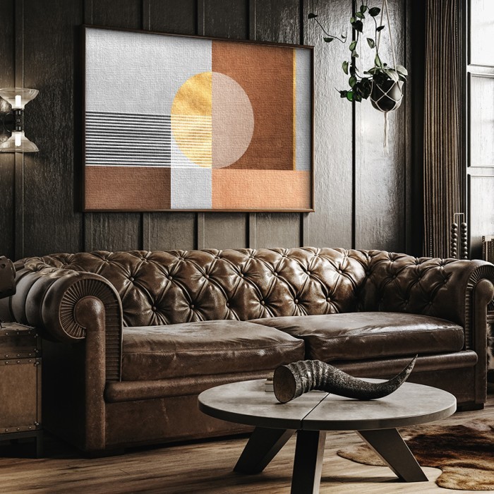 Πίνακας σε καμβά για το σαλόνι με  Πολύχρωμα σχέδια