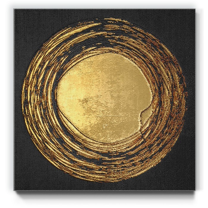 Χρυσός κύκλος σε Πίνακα σε καμβά
