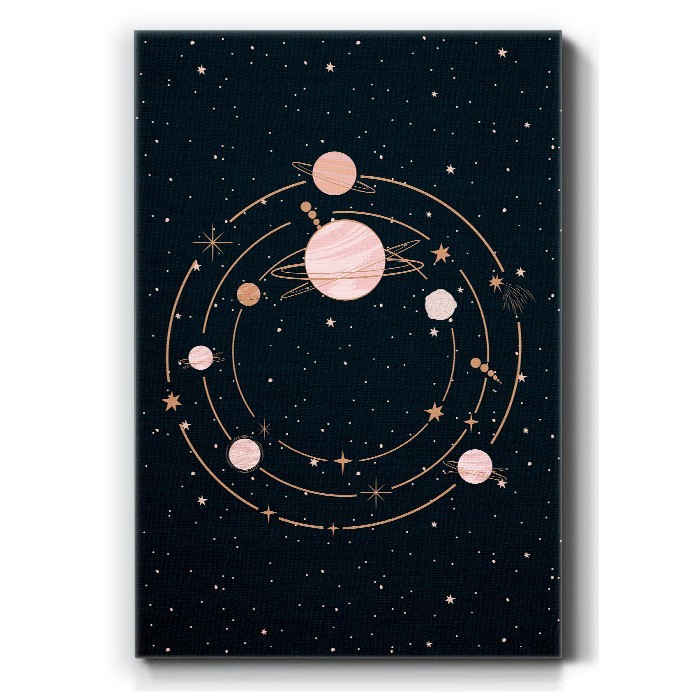 Πίνακας σε καμβά με το Ηλιακό σύστημα