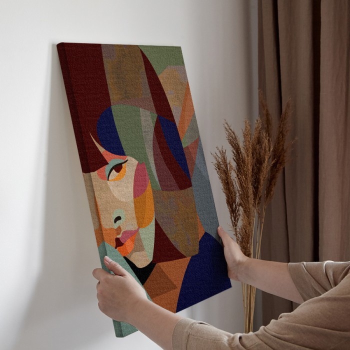 Πίνακας σε καμβά για την διακόσμηση τοίχου με Γυναικείο πρόσωπο