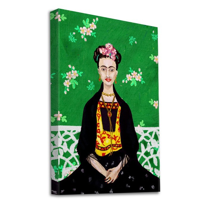 Πίνακας σε καμβά με τελάρο με την Frida Kahlo 