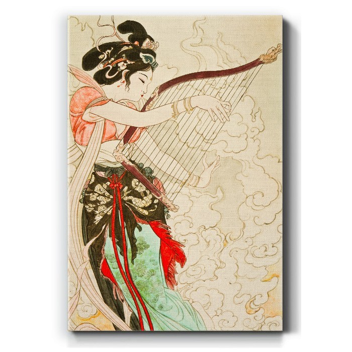 Πίνακας σε καμβά με Κινεζική ζωγραφική