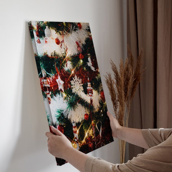 Πίνακας σε καμβά διακόσμηση τοίχου – Christmas Tree