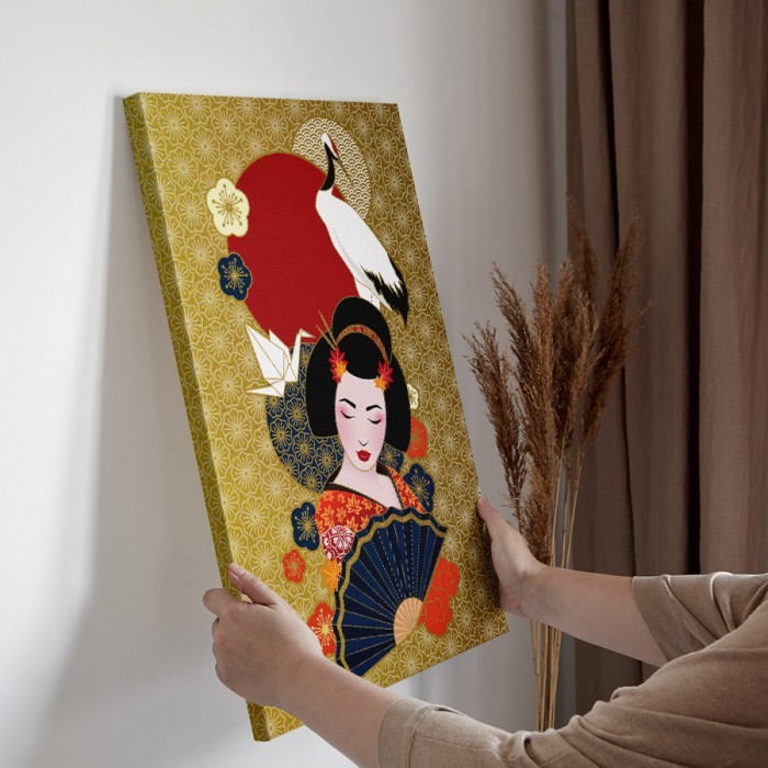 Πίνακας σε καμβά διακόσμηση τοίχου – Beautiful Geisha