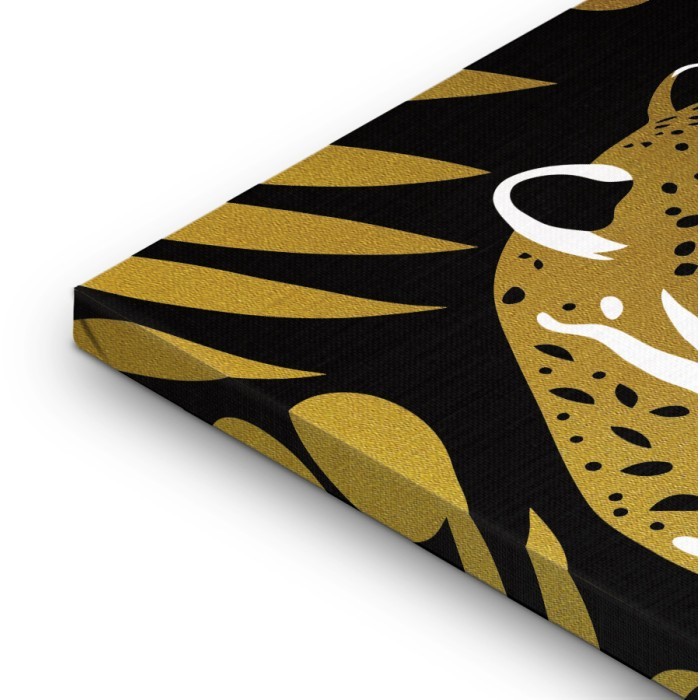 Έτοιμοι πίνακες με τελάρο και κορνίζα – Golden Leopard 