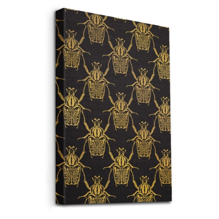 Πίνακας σε καμβά με τελάρο – Golden Beetles