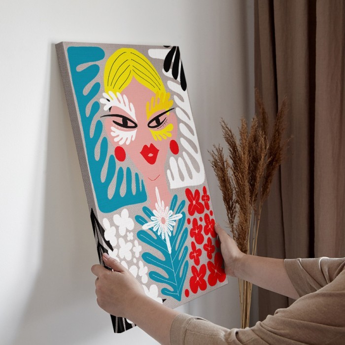 Πίνακας σε καμβά διακόσμηση τοίχου – Colorful Mystical Woman