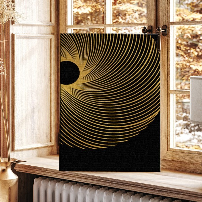 Πίνακας σε καμβά για το δωμάτιο – Spherical Sun