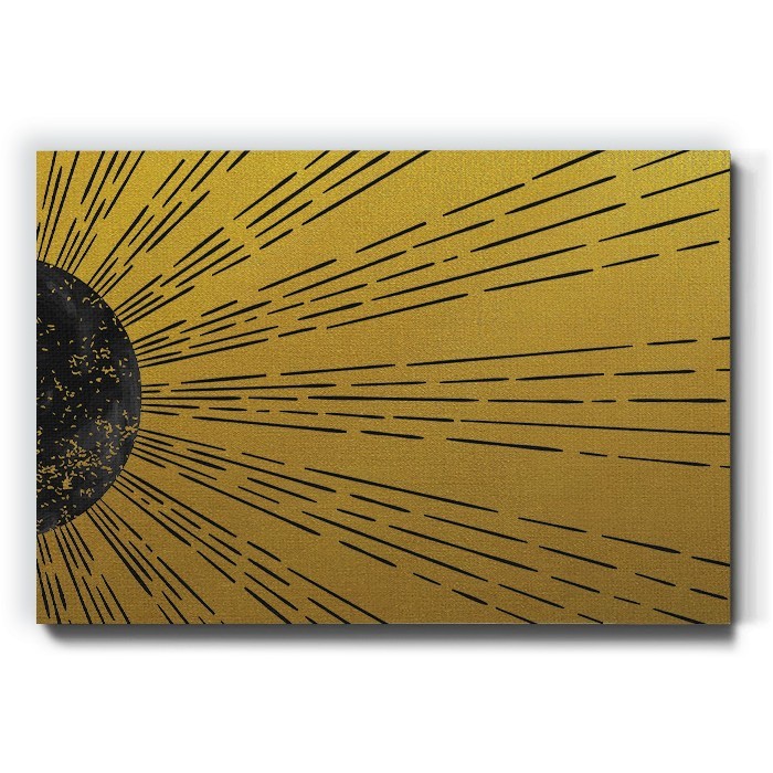 Πίνακας σε καμβά - Abstract Sun