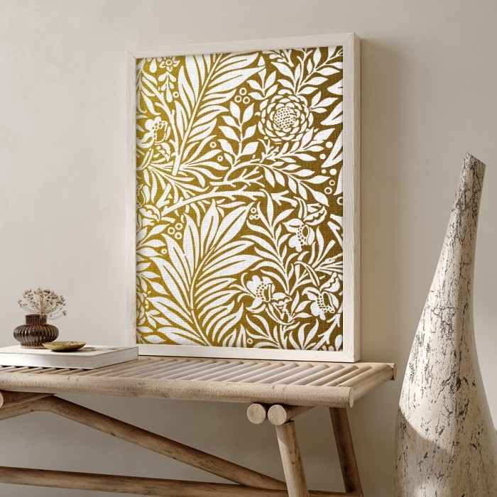 Πίνακας σε καμβά με κορνίζα – Floral Pattern