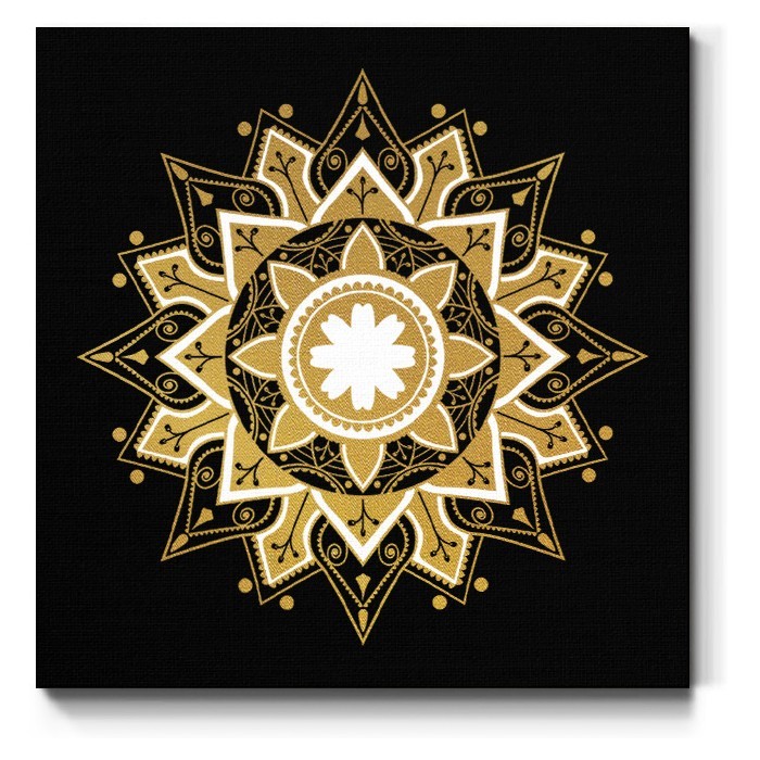 Πίνακας σε καμβά - Mandala Star