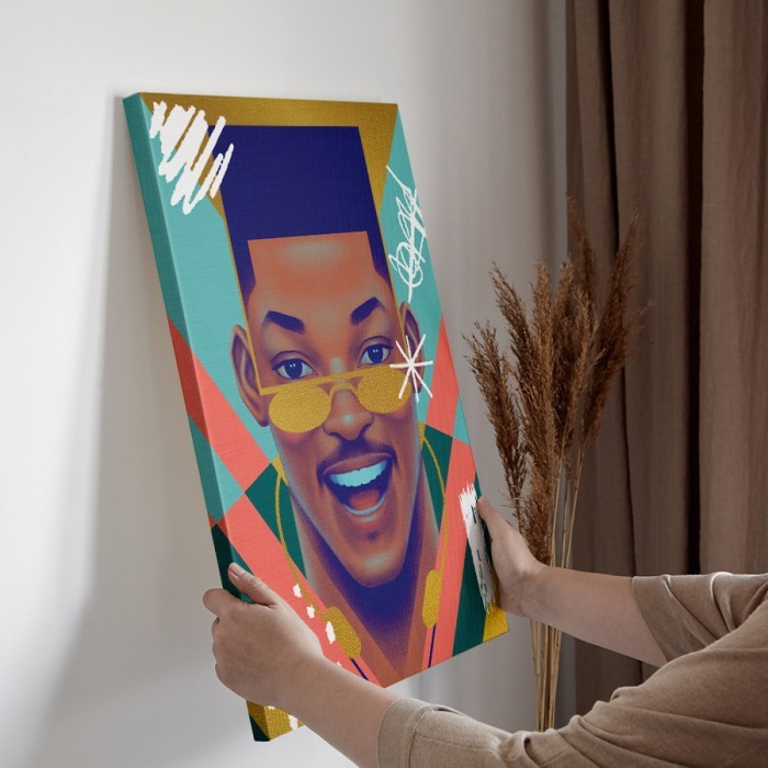 Πίνακας σε καμβά διακόσμηση τοίχου – Will Smith Pop Art