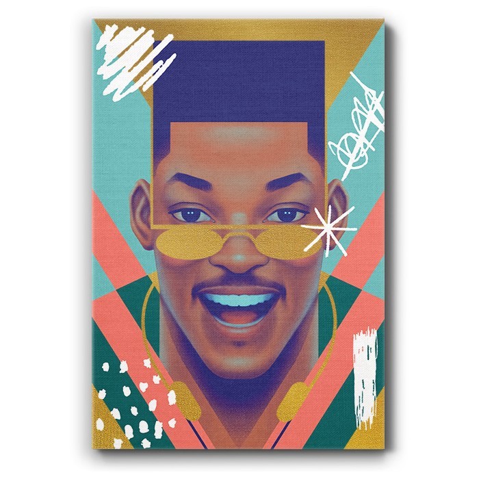 Πίνακας σε καμβά - Will Smith Pop Art