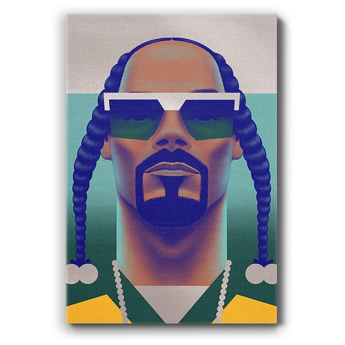 Πίνακας σε καμβά - Snoop Dog Illustration