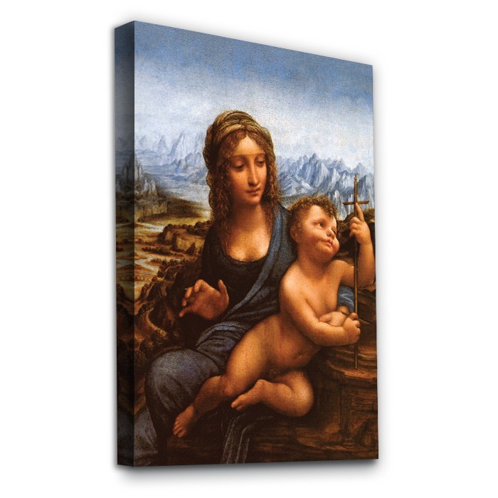 Πίνακας σε καμβά με τελάρο – Madonna of the Yarnwinder