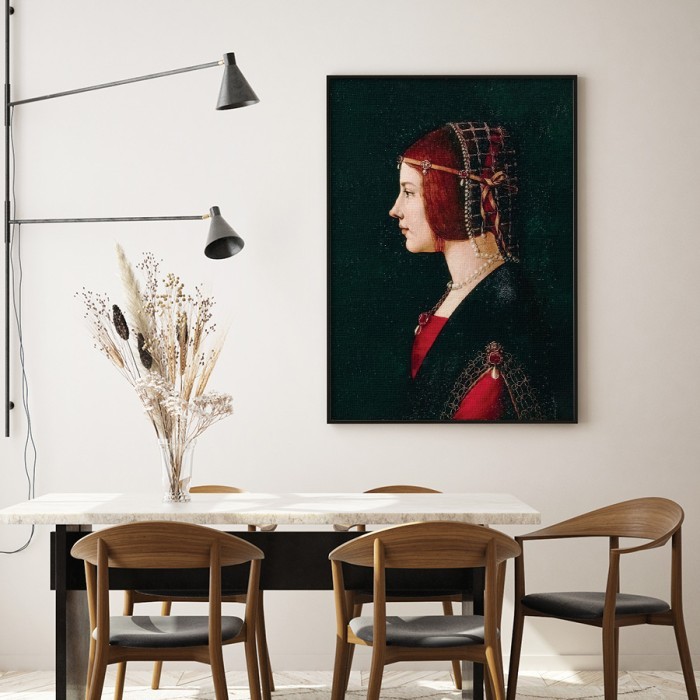 Πίνακας σε καμβά με κορνίζα – Portrait of a Lady