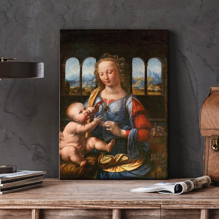 Πίνακας σε καμβά για το δωμάτιο – Madonna of the Carnation