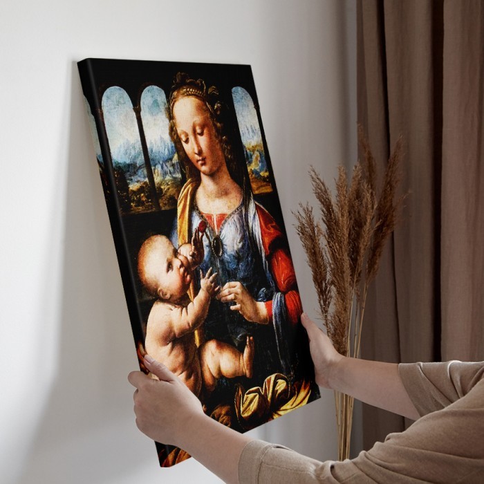 Πίνακας σε καμβά διακόσμηση τοίχου – Madonna of the Carnation