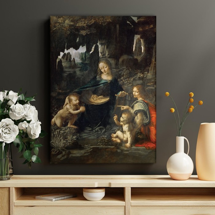 Πίνακας σε καμβά για το δωμάτιο – La Vergine delle Rocce