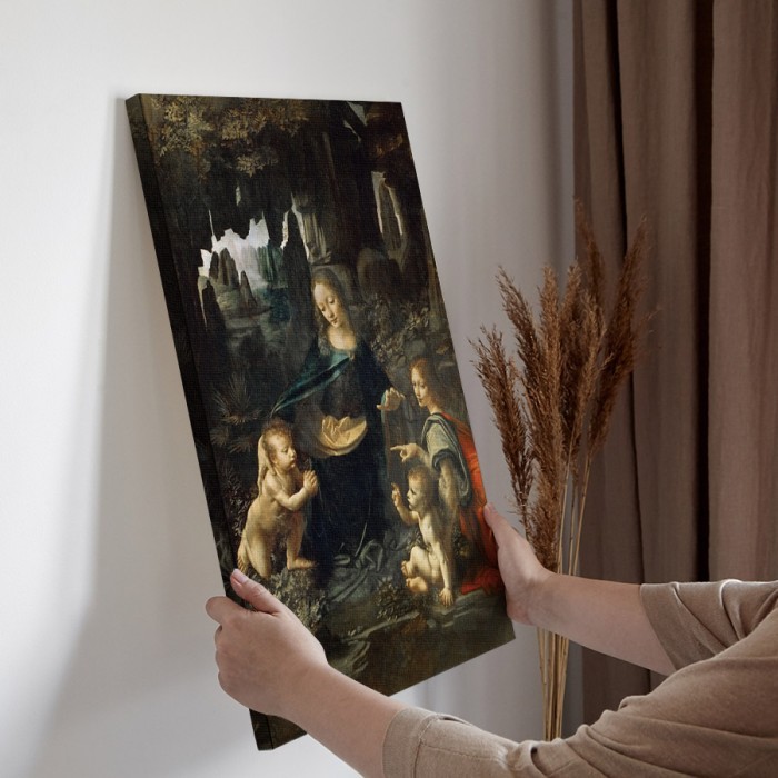 Πίνακας σε καμβά διακόσμηση τοίχου – La Vergine delle Rocce