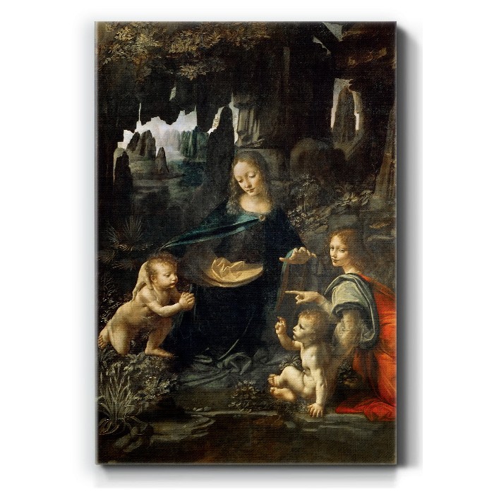 Πίνακας σε καμβά – La Vergine delle Rocce