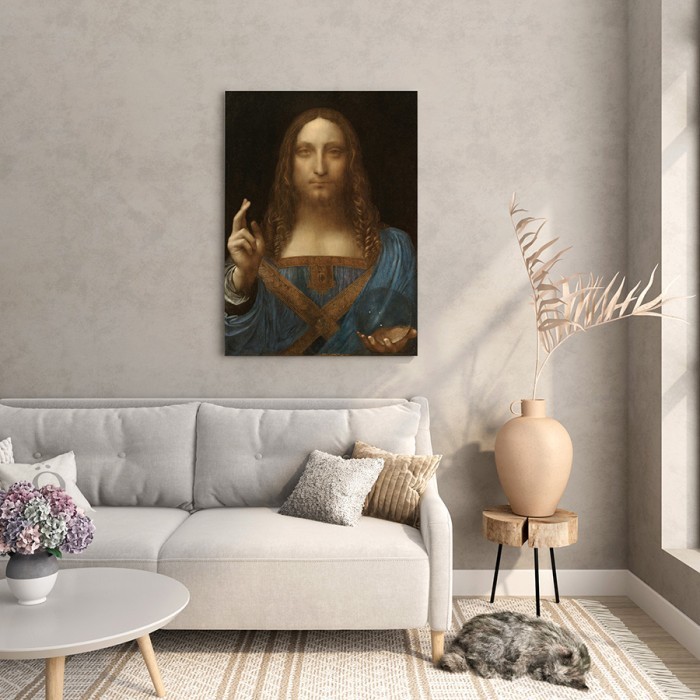 Πίνακας σε καμβά για το δωμάτιο – Salvator Mundi