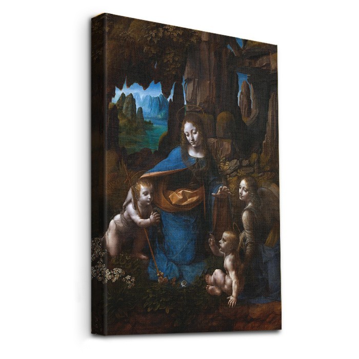 Πίνακας σε καμβά με τελάρο – Vergine delle Rocce