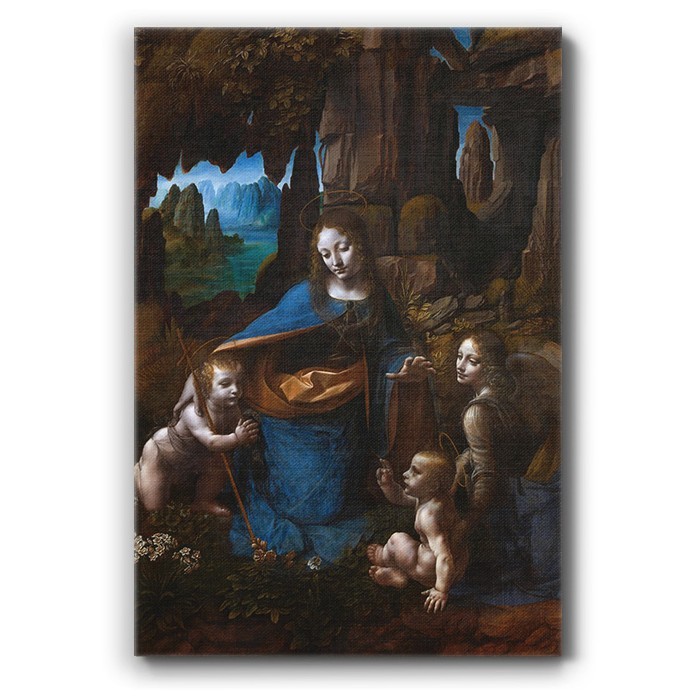 Πίνακας σε καμβά – Vergine delle Rocce