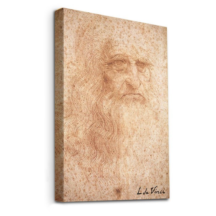 Πίνακας σε καμβά με τελάρο – Leonardo da Vinci - Self-Portrait